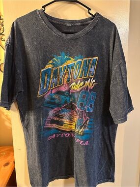 Daytona Racing Graphic Tee - Dark Navy